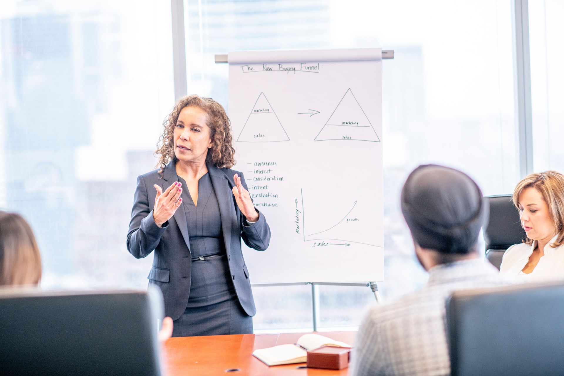 Showing leadership at a conference